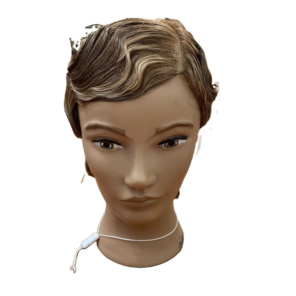 Pivot Point Erika Styling Training Mannequin Head 100% Human Hair MMSSCDLL